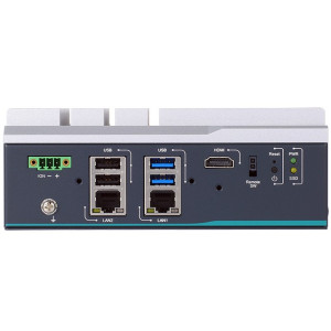 Axiomtek AIM101 Edge AI Computer with Intel N150, PCIe Gen3 x4 M.2 slot, 4 USB, dual 2.5GbE, 1 HDMI